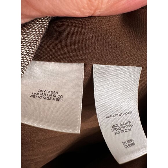 NWT Jones New York Dress Women’s Brown 2 PC Dress Cardigan Sz 10 - Picture 5 of 16